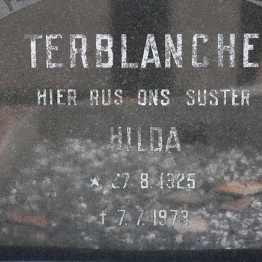 TERBLANCHE Hilda 1925-1973