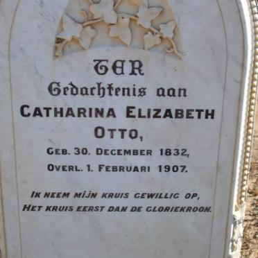 OTTO Catharina Elizabeth 1832-1907