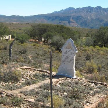Western Cape, UNIONDALE district, Concordia, Toorwater / Towerwater farm cemetery_1