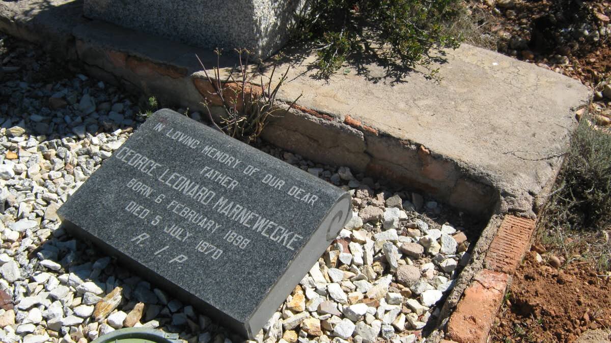 MARNEWECKE George Leonard 1898-1970