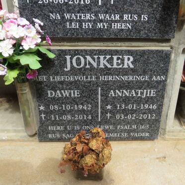 JONKER Dawie 1942-2014 &amp; Annatjie 1946-2012
