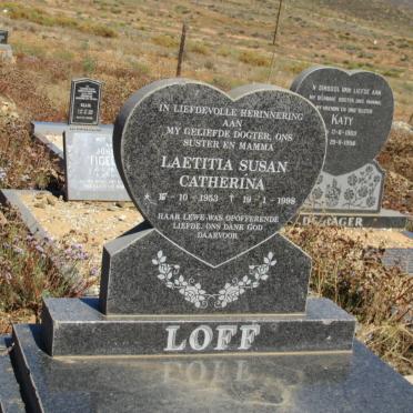 LOFF Laetitia Susan Catherina 1953-1998