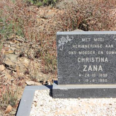 ZANA Christina 1898-1980