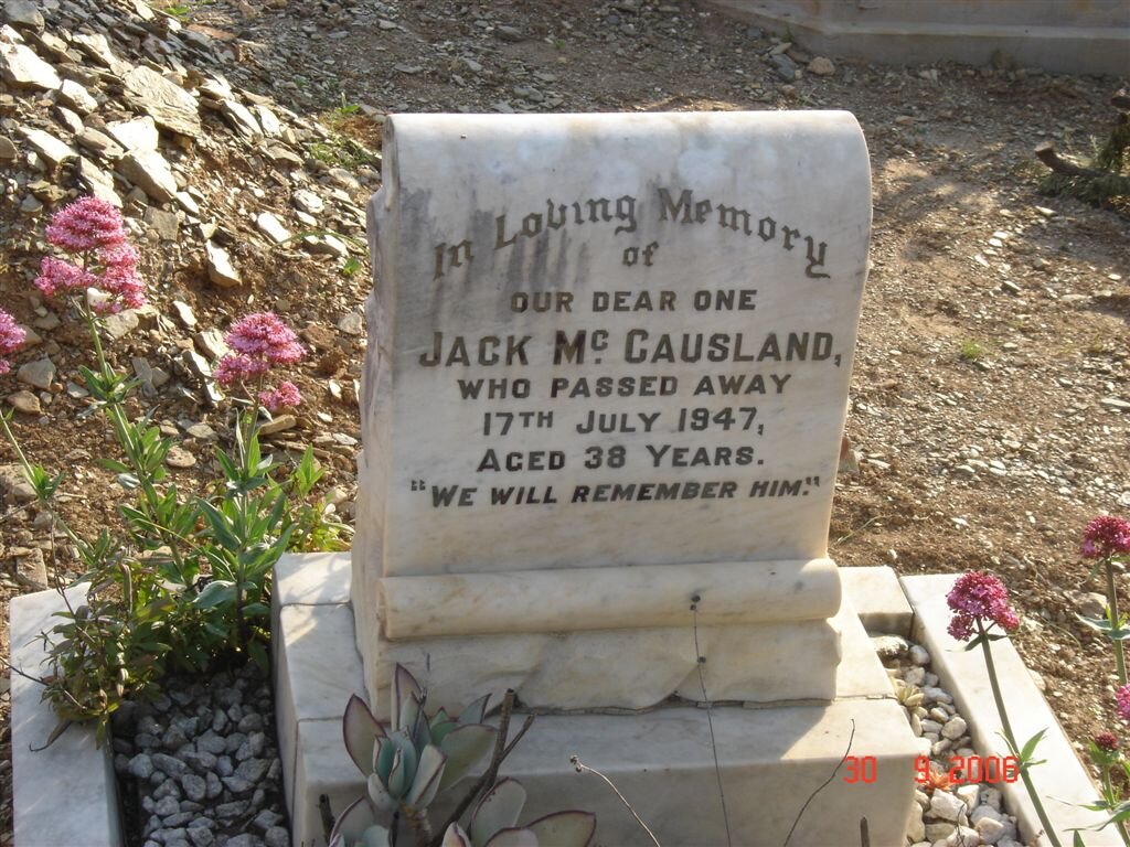 McCAUSLAND Jack -1947