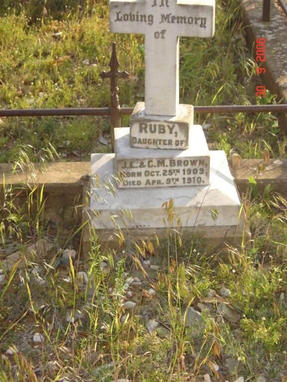 BROWN Ruby 1909-1910