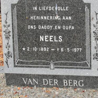 BERG Neels, van der 1892-1977