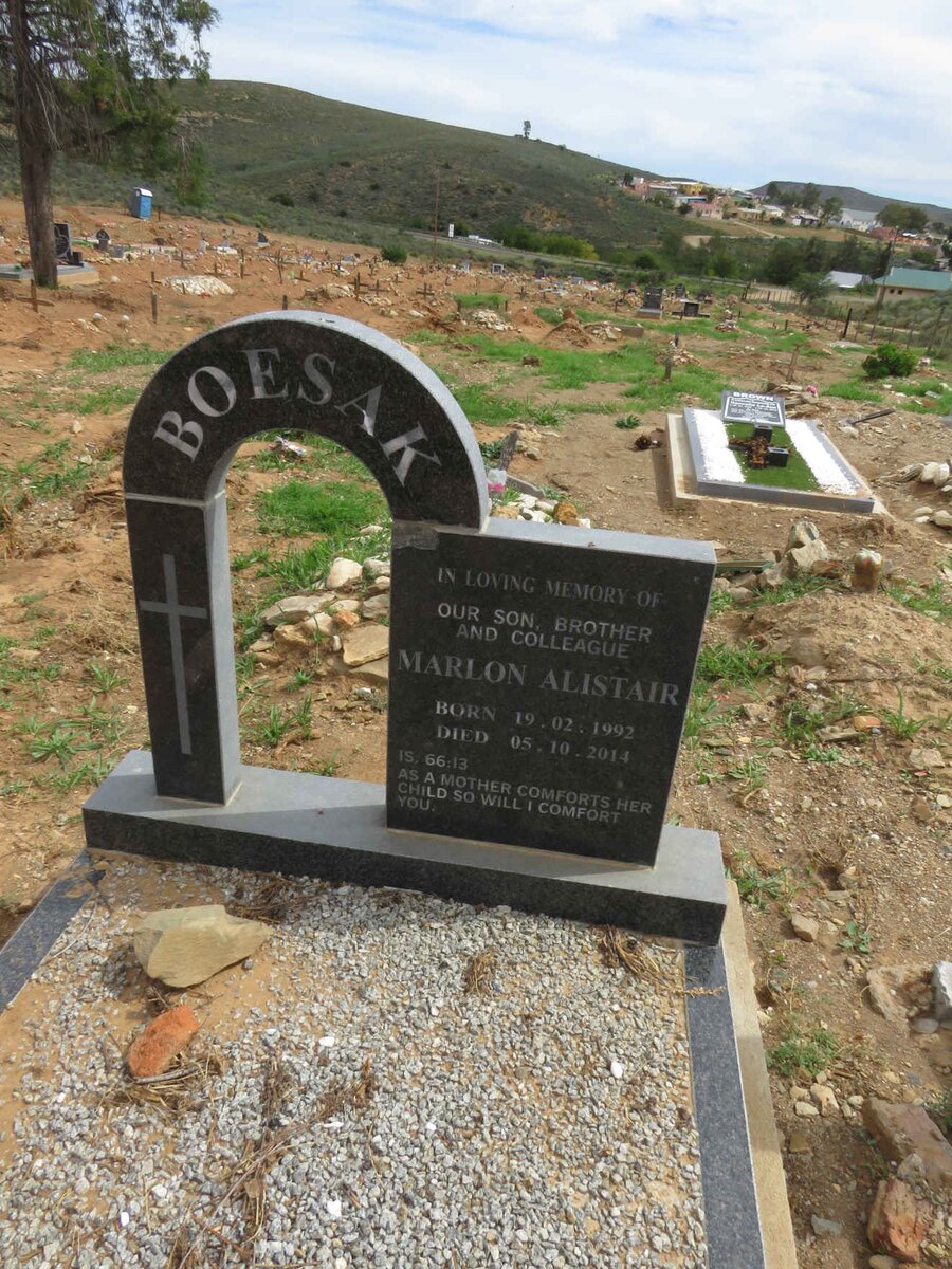 BOESAK Marlon Alistair 1992-2014