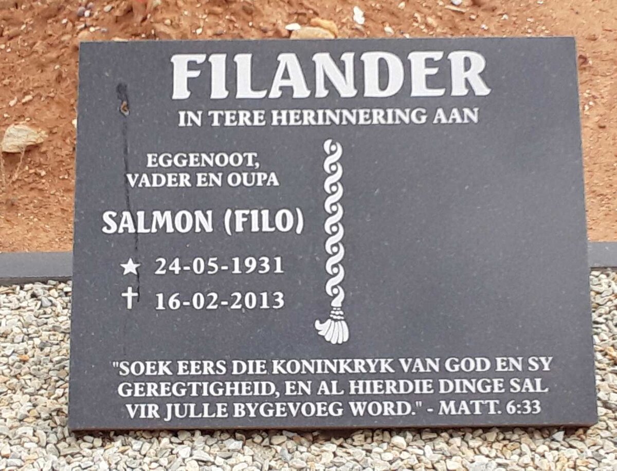 FILANDER Salmon 1931-2013