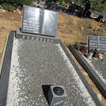 FERREIRA Jurie 1952-1993 :: FERREIRA Theo