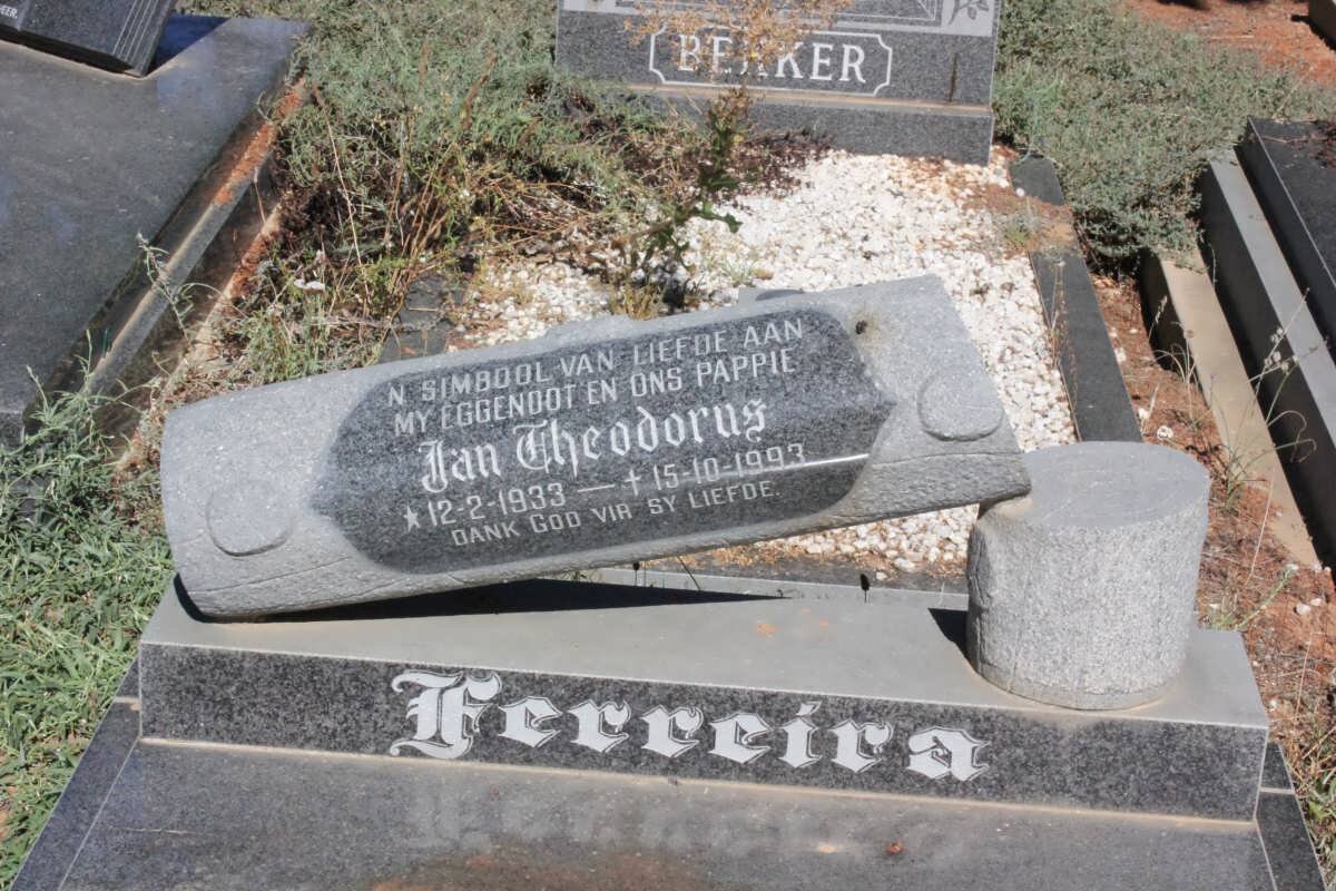 FERREIRA Jan Theodorus 1933-1993