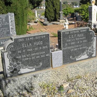 HUGO Ella 1908-1928 :: HUGO C.E.F. nee v.d. WESTHUIZEN 1883-1956