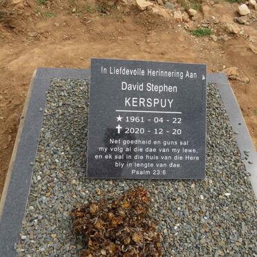 KERSPUY David Stephen 1961-2020
