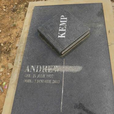 KEMP Andrew 1937-2013