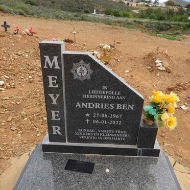 MEYER Andries Ben 1967-2022