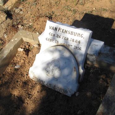 RENSBURG Nicolas Louis, van 1884-1916