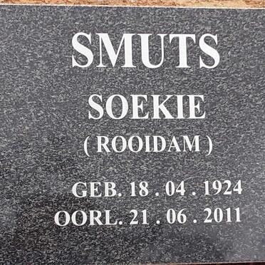 SMUTS Soekie 1924-2011