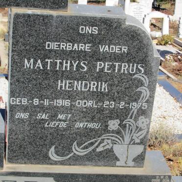 STANDER Matthys Petrus Hendrik 1916-1975 &amp; Sarah Maria 1922-1963 :: STANDER Benjamin Anton 1954-1966 