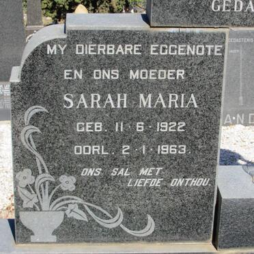 STANDER Sarah Maria 1922-1963