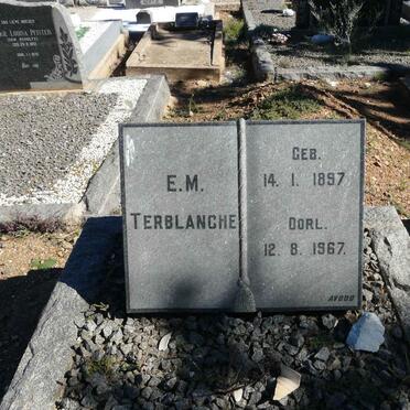 TERBLANCHE E.M. 1897-1967
