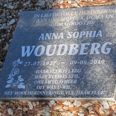 WOUDBERG Anna Sophia 1927-2010