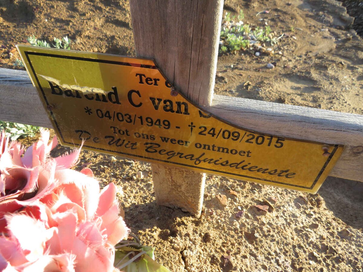 ? Barend C., van 1949-2015