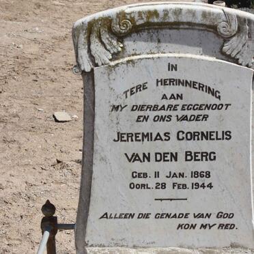 BERG Jeremias Cornelis, van den 1868-1944