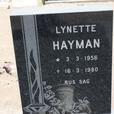 HAYMAN Lynette 1956-1980