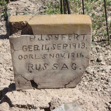 SYFERT P.J. 1913-1916