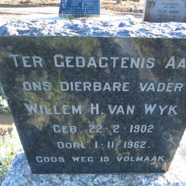 WYK Willem H., van 1902-1962