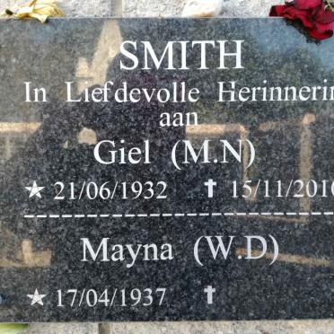 SMITH M.N. 1932-2010 &amp; W.D. 1937-