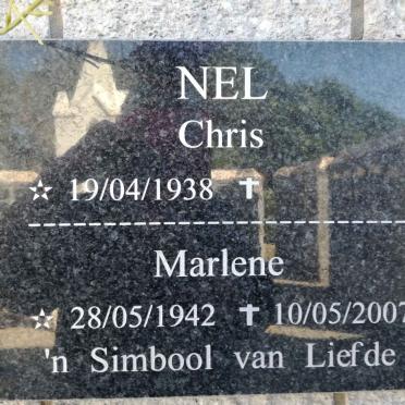 NEL Chris 1938- &amp; Marlene 1942-2007