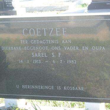 COETZEE Sarel S.F. 19131982