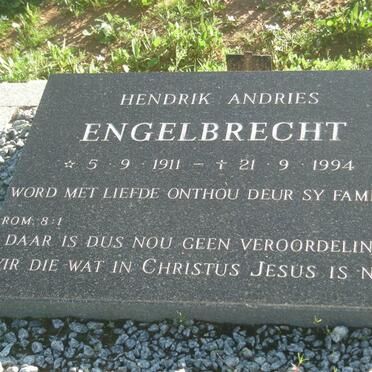 ENGELBRECHT Hendrik Andries 1911-1994
