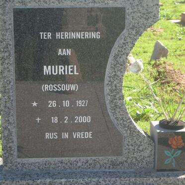 GELDENHUYS Muriel nee ROSSOUW 1927-2000