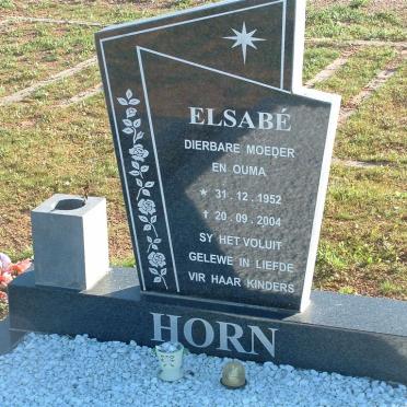 HORN Elsabe 1952-2004