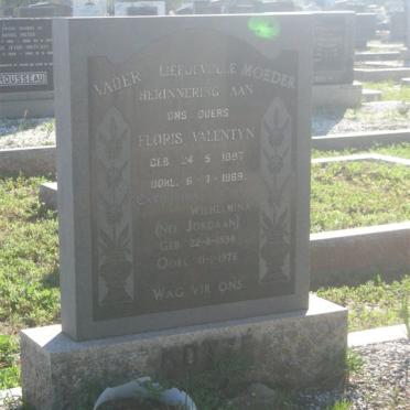 KOTZE Floris Valentyn 1887-1969 &amp; Catharina Wilhelmina 1898-