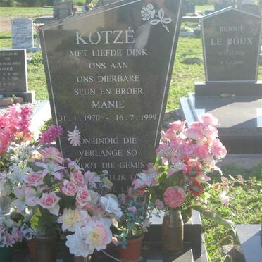 KOTZE Manie 1970-1999