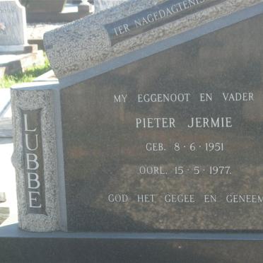 LUBBE Pieter Jermie 1951-1977