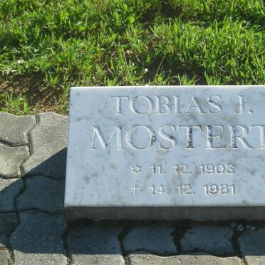 MOSTERT Tobias J. 1908-1981