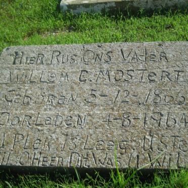 MOSTERT Willem C. 1866-1964