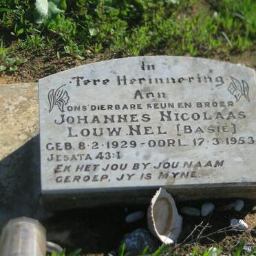 NEL Johannes Nicolaas Louw 1929-1953