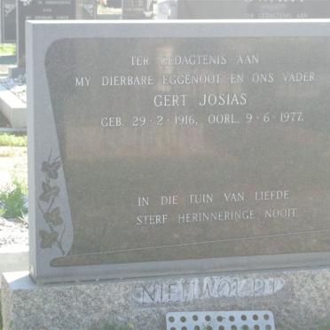 NIEUWOUDT Gert Josias 1916-1977