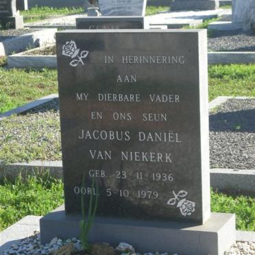 NIEKERK Jacobus Daniel, van 1936-1979