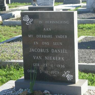 NIEKERK Jacobus Daniel, van 1936-1979