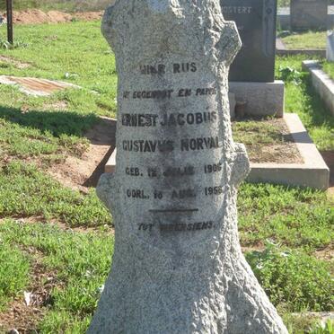 NORVAL Ernest Jacobus Gustaves 1906-1958