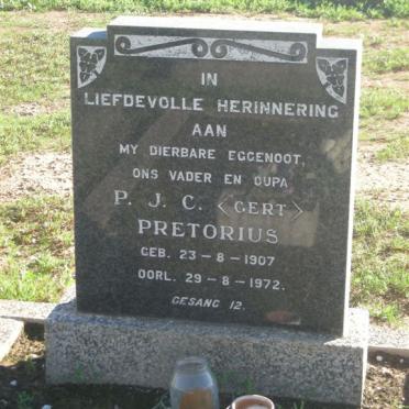 PRETORIUS P.J.C. 1907-1972