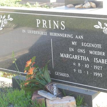 PRINS Margaretha Isabella 1927-1993