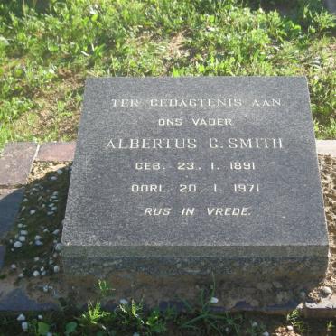 SMITH Albertus G. 1891-1971