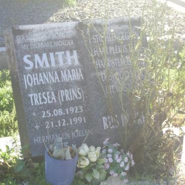 SMITH Johanna Maria Tresia nee PRINS 1923-1991