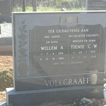 VOLLGRAAFF Willem A. 1914-1991 &amp; C.W. 1921-1990